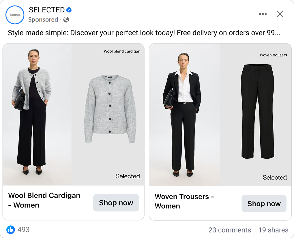 Selected Catalog ads